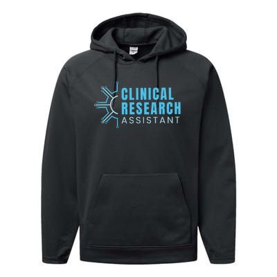 Clinical Research Assistant Performance Fleece Hoodie