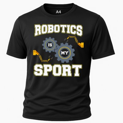 Cool Robotics Art Men Women Robot Engineering Programming Cooling Performance Crew T-Shirt