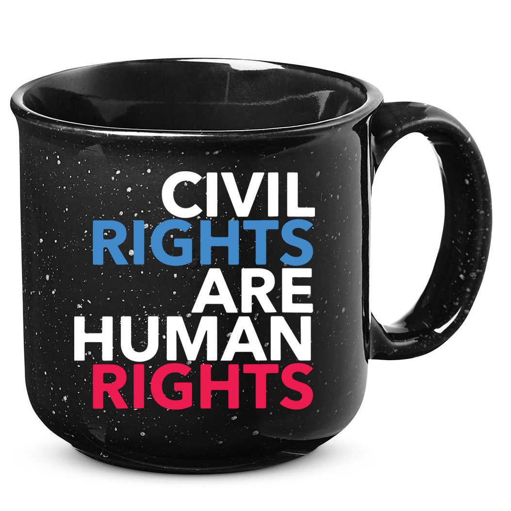 Civil Rights Are Human Rights Premium 15oz Campfire Ceramic Mug