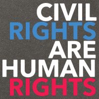 Civil Rights Are Human Rights Premium Cotton Canvas Backpack