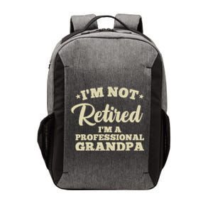 Cool Retirement Art For Dad Retired Professional Grandpa Vector Backpack