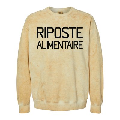 Clpressfr Riposte Alimentaire Colorblast Crewneck Sweatshirt