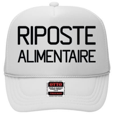 Clpressfr Riposte Alimentaire High Crown Mesh Back Trucker Hat