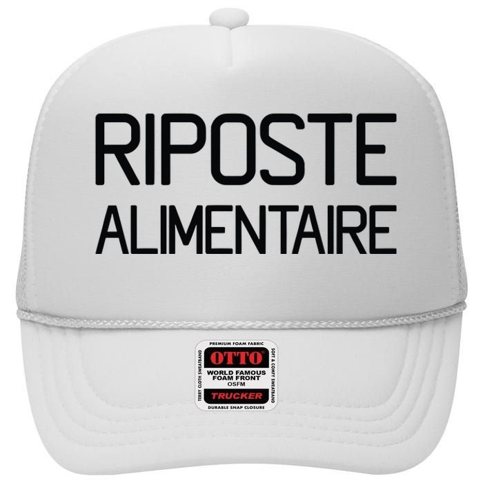 Clpressfr Riposte Alimentaire High Crown Mesh Back Trucker Hat