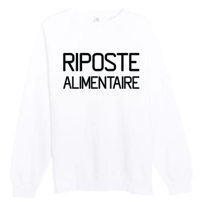 Clpressfr Riposte Alimentaire Premium Crewneck Sweatshirt