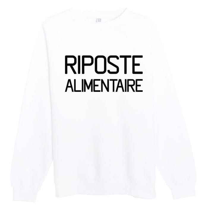 Clpressfr Riposte Alimentaire Premium Crewneck Sweatshirt