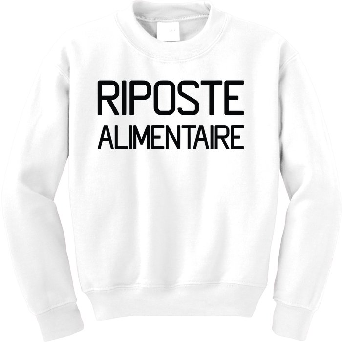 Clpressfr Riposte Alimentaire Kids Sweatshirt