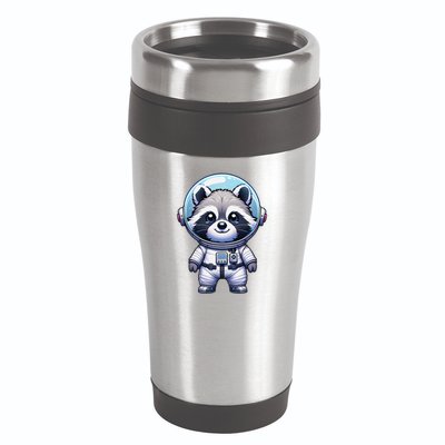 Cute Raccoon Astronaut Helmet Space Cute 16oz Travel Tumbler