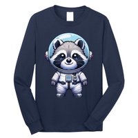 Cute Raccoon Astronaut Helmet Space Cute Long Sleeve Shirt