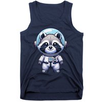 Cute Raccoon Astronaut Helmet Space Cute Tank Top