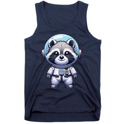 Cute Raccoon Astronaut Helmet Space Cute Tank Top