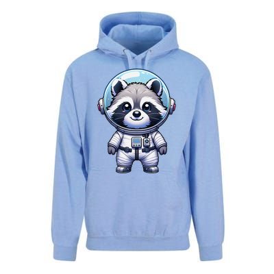 Cute Raccoon Astronaut Helmet Space Cute Unisex Surf Hoodie