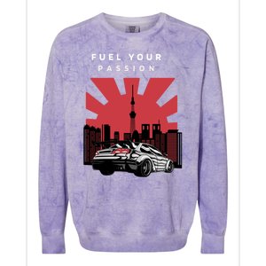 Cars Racing Automotive Lovers Retro Japan Auto Drifting Race Great Gift Colorblast Crewneck Sweatshirt