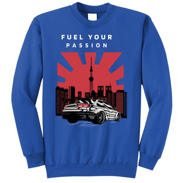 Cars Racing Automotive Lovers Retro Japan Auto Drifting Race Great Gift Sweatshirt