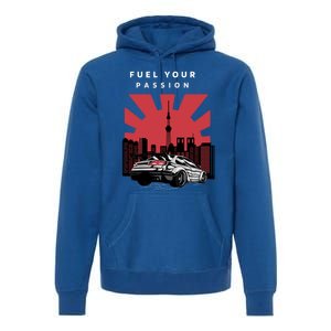 Cars Racing Automotive Lovers Retro Japan Auto Drifting Race Great Gift Premium Hoodie