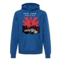 Cars Racing Automotive Lovers Retro Japan Auto Drifting Race Great Gift Premium Hoodie