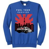 Cars Racing Automotive Lovers Retro Japan Auto Drifting Race Great Gift Tall Sweatshirt