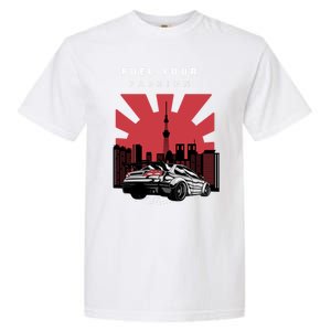 Cars Racing Automotive Lovers Retro Japan Auto Drifting Race Great Gift Garment-Dyed Heavyweight T-Shirt