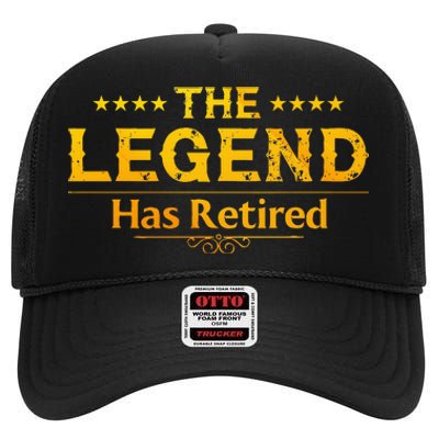 Cute Retired Art For Women Retiring High Crown Mesh Back Trucker Hat