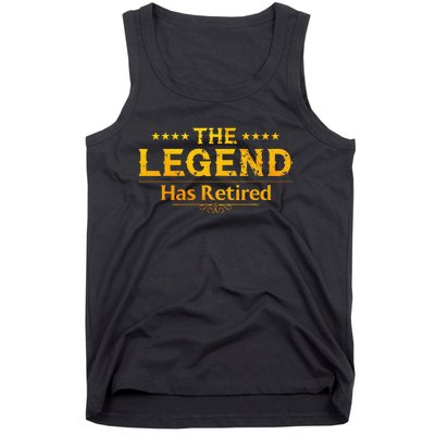 Cute Retired Art For Women Retiring Tank Top