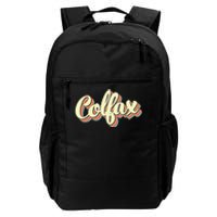 Colfax Retro Art Baseball Font Vintage Daily Commute Backpack