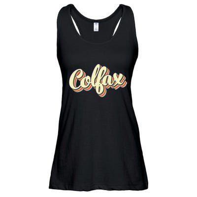 Colfax Retro Art Baseball Font Vintage Ladies Essential Flowy Tank