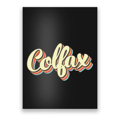 Colfax Retro Art Baseball Font Vintage Poster