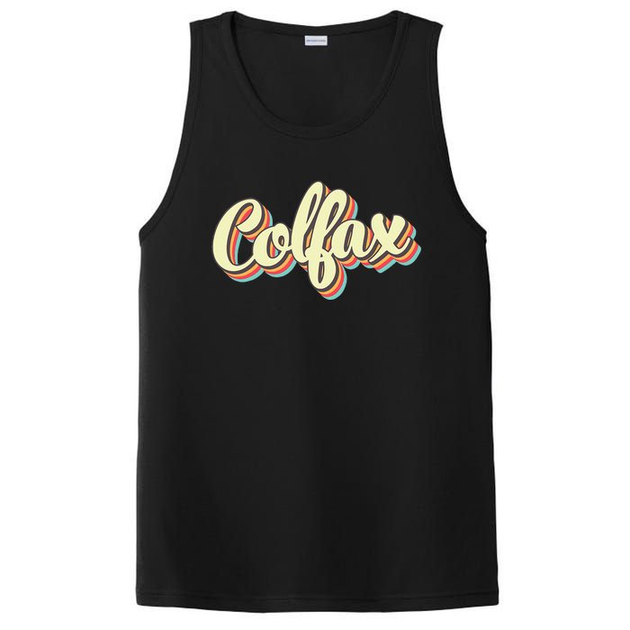 Colfax Retro Art Baseball Font Vintage PosiCharge Competitor Tank