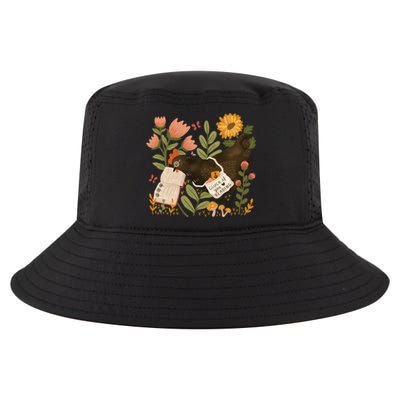 Chicken Reading A Book Cool Comfort Performance Bucket Hat