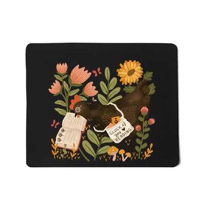 Chicken Reading A Book Mousepad