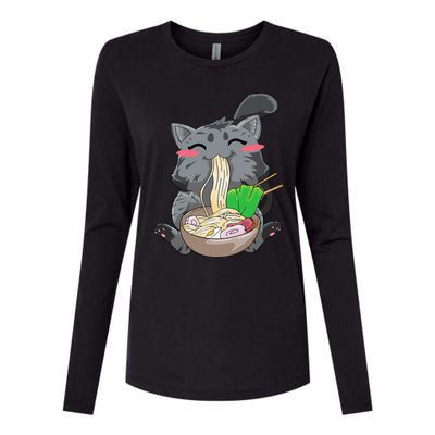 Cat Ra Anime Kawaii Neko Gift Womens Cotton Relaxed Long Sleeve T-Shirt