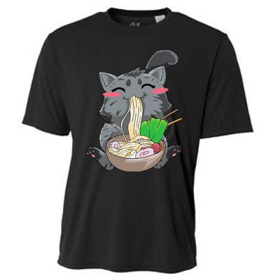 Cat Ra Anime Kawaii Neko Gift Cooling Performance Crew T-Shirt