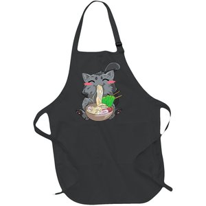 Cat Ra Anime Kawaii Neko Gift Full-Length Apron With Pockets