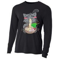 Cat Ra Anime Kawaii Neko Gift Cooling Performance Long Sleeve Crew