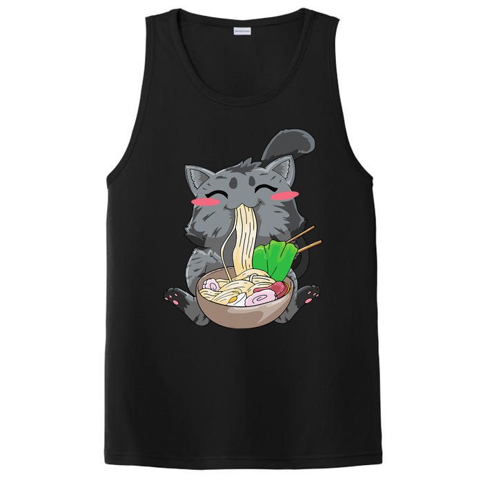 Cat Ra Anime Kawaii Neko Gift PosiCharge Competitor Tank