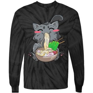 Cat Ra Anime Kawaii Neko Gift Tie-Dye Long Sleeve Shirt