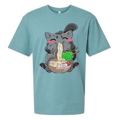 Cat Ra Anime Kawaii Neko Gift Sueded Cloud Jersey T-Shirt