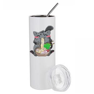 Cat Ra Anime Kawaii Neko Gift Stainless Steel Tumbler