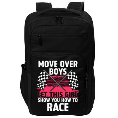 Car Racing Art Race Track Race Car Driver Impact Tech Backpack