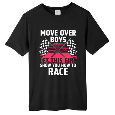 Car Racing Art Race Track Race Car Driver Tall Fusion ChromaSoft Performance T-Shirt