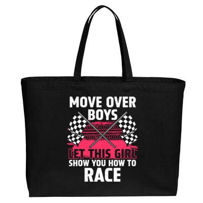 Car Racing Art Race Track Race Car Driver Cotton Canvas Jumbo Tote