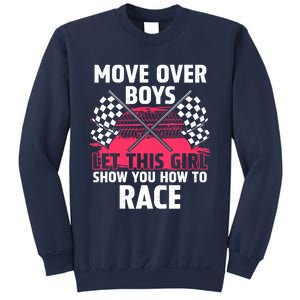 Car Racing Art Race Track Race Car Driver Sweatshirt