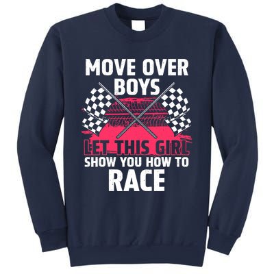 Car Racing Art Race Track Race Car Driver Sweatshirt