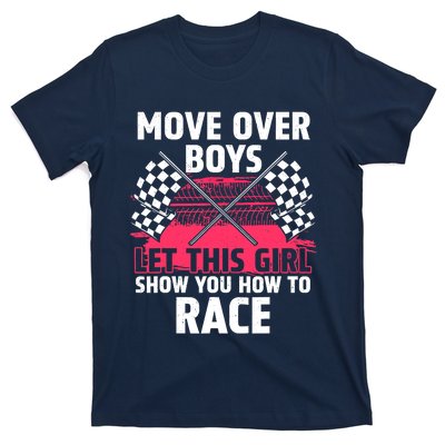 Car Racing Art Race Track Race Car Driver T-Shirt