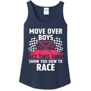 Car Racing Art Race Track Race Car Driver Ladies Essential Tank