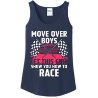 Car Racing Art Race Track Race Car Driver Ladies Essential Tank