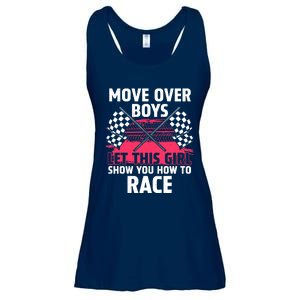 Car Racing Art Race Track Race Car Driver Ladies Essential Flowy Tank