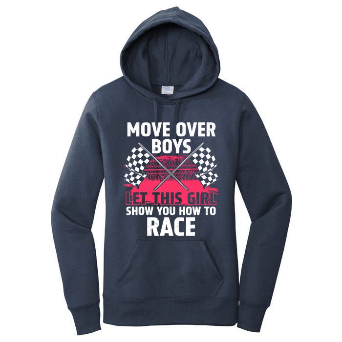 Car Racing Art Race Track Race Car Driver Women's Pullover Hoodie