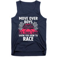 Car Racing Art Race Track Race Car Driver Tank Top