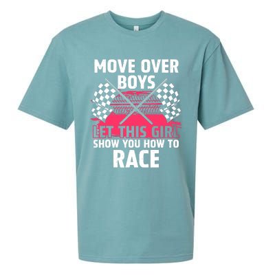 Car Racing Art Race Track Race Car Driver Sueded Cloud Jersey T-Shirt